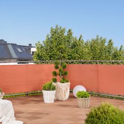 Windhager Balkonblende SYLT terracotta Sichtschutz 4