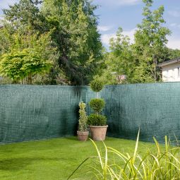 Windhager Sichtschutzmatte Raffia grün 4