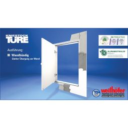 Wellhöfer Kniestocktüre wandbündige Ausführung 3