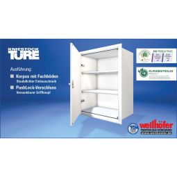 Wellhöfer Kniestocktüre mit Korpus, 2 3