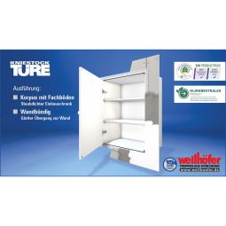 Wellhöfer Kniestocktüre mit Korpus, 2 3