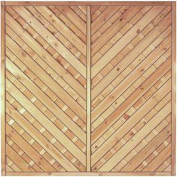 T&J Sichtschutzzaun Maxi-Diagonal Sichtschutz Lamellenzaun 4