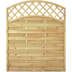 T&J Sichtschutzzaun Maxi Doppelbogen Hochbogen 4