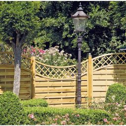 T&J Sichtschutzzaun Maxi Doppelbogen Hochbogen 4