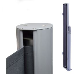 NOOR Seitenmarkise Exklusiv anthrazit Sichtschutz 5