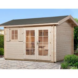 weka Gartenhaus 163 naturbelassen Gartenhütte 3