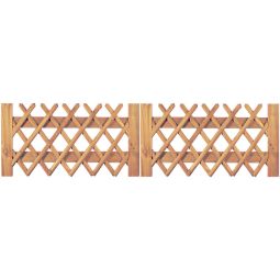 T&J Jägerzaun Doppeltor Vorgartenzaun 4