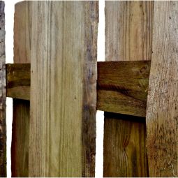 T&J Sichtschutzzaun SEELAND Sichtschutz Bohlenzaun 7