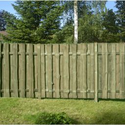 T&J Sichtschutzzaun FÜNEN Sichtschutz Bohlenzaun 5