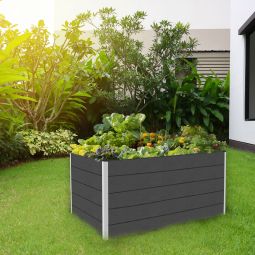 GroJa Solid Hochbeet Anthrazitgrau 5