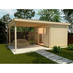 weka Loungehouse 225 A/B Gartenhaus 4