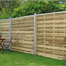 T&J Sichtschutzzaun Avantgarde gerade TOR 3