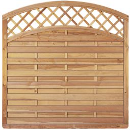 T&J Sichtschutzzaun Avantgarde mit Dekorgitterbogen 5