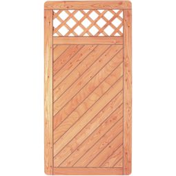 T&J Sichtschutzzaun SKAGEN mit Dekorgitter 4