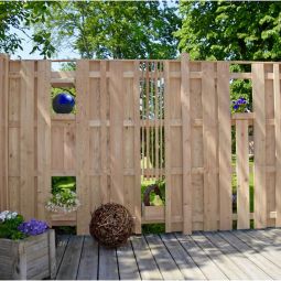 T&J Sichtschutzzaun AALBORG Bretterzaun Rankgitter 4