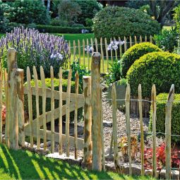 T&J ROLLO Zaunpfahl aus Edelkastanie 4