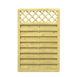 TraumGarten Sichtschutzzaun Holz XL Gitter 3