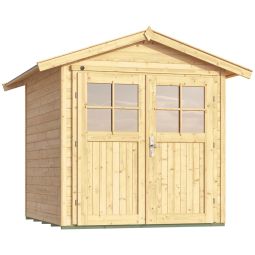 weka Gerätehaus 224 naturbelassen Geräteschuppen 3