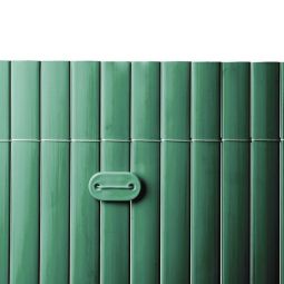 Sichtschutzmatte PVC Befestigungskit Grün 3