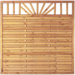 T&J Sichtschutzzaun FREIBURG Sichtschutz Lamellenzaun 4