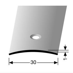 PARKETTFREUND Übergangsprofil Edelstahl poliert Schrauben 3