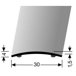 PARKETTFREUND Übergangsprofil Alu eloxiert Edelstahl 3