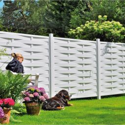 T&J Lamellenzaun LIGHTLINE Sichtschutzzaun 5