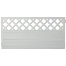 T&J Sichtschutzzaun LIGHTLINE mit Dekorgitter 4