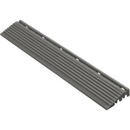 florco Klickfliese Seitenteil-Set Kunststoff grau 3