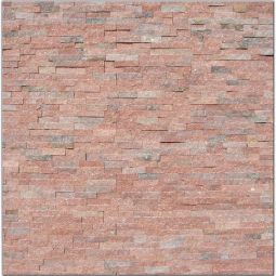 Wellker Wandverblender Naturstein Rot Bunt 3