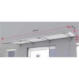 gutta Pultvordach PT-L Edelstahl Dach 8