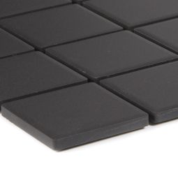 Wellker Keramikmosaik Feinsteinzeug Black matt 5