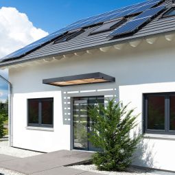 gutta Rechteckvordach BS Timber-Line anthrazit 8