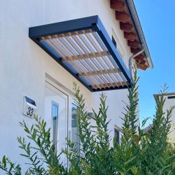 gutta Rechteckvordach BS Timber-Line anthrazit 9