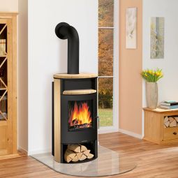 Justus Kaminofen Island Aqua wasserführend 12