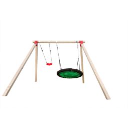 weka Tabaluga Doppelschaukel mit Nestschaukel 3