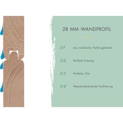 Karibu Woodfeeling Gartenhaus Mattrup Terragrau 12