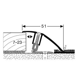 PARKETTFREUND Anpassprofil PF 886 Alu 3
