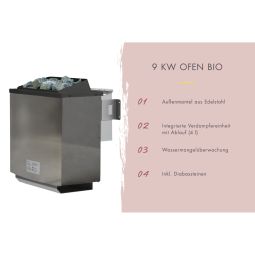 Karibu Fasssauna 2 naturbelassen 20