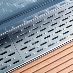 ACO Profiline Längsschlitzrost Edelstahl Baubreite 4