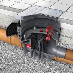 ACO Rückstauverschluss Triplex-K-2 mit Schachtsystem 3