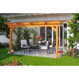 Skan Holz Terrassenüberdachung Ancona Terrassendach 4