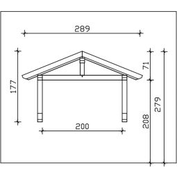 Skan Holz Vordach Stralsund Dach 5