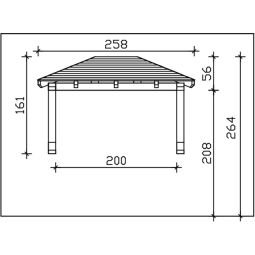 Skan Holz Vordach Wismar Dach 6