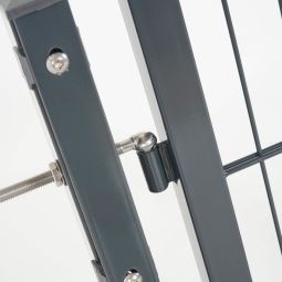 Wellker Flügeltor leicht Anthrazit 1-flügelig 9