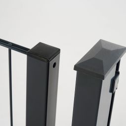 Wellker Flügeltor leicht Anthrazit 1-flügelig 7