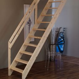 Minka Wangentreppe Boras Fichte Raumspartreppe 4