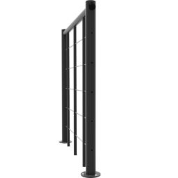 Minka Brüstungsgeländer mit Untergurten und 3