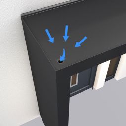 gutta Rechteckvordach BS Plus mit 9