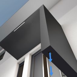 gutta Rechteckvordach BS Plus mit 12